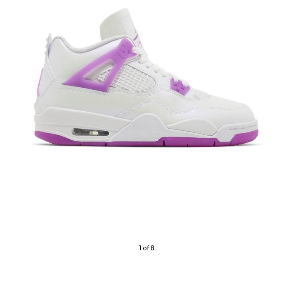 Jordan Kids Sneakers in White and Purple